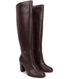 Resim Metal Tokalı Çizme İpekyol Kahverengi 