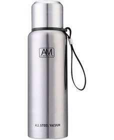 Resim Rogfer 304 Paslanmaz Çelik Yalıtımlı Kupa Büyük Kapasiteli Spor Su Kupası Açık Seyahat Tenceresi, Kapasite: 750ml Gerçek Renk , Boyut:750ml Beyaz Beyaz 