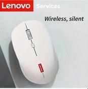 Resim Lumaworld Lenovo White Kablosuz Sessiz Mouse Usb Mini Alıcılı Taşınabilir Ergonomik - 