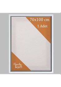 Resim Beyaz Çerçeveli Tuval 70 x 100 CM Yatay & Dikey Profesyonel %100 Pamuk Boş Tablo 