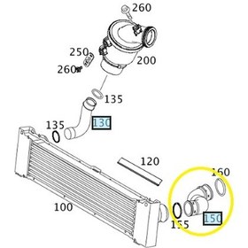 Resim Mercedes Vito/Viano Turbo Hortumu 2.2 Cdı - 6395282982 