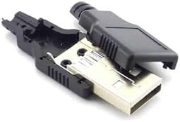 Resim Alkatronik Kutulu Usb Type A Erkek Soket Usb 2.0 4 Pin Plastik Kapak Dıy Tip Elektronik Cihaz Usb 