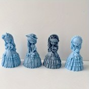 Resim Kukla Figürleri, Kokulu Alçı Kukla Süsleri, Doğum Günü Hediyesi Reçine Döküm Kalıpları için DIY Mum Kalıpları. 