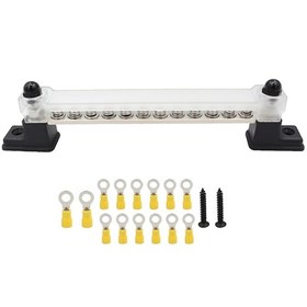 Resim Cp-3051 150a 12-48v Rv Yat 14 Adet Terminalli 12 Bara Siyah 