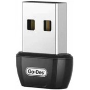 Resim Go-Des Go Des GD-BT113 USB Bluetooth Adaptör V5.0 2.4 Ghz 3 Mbps Aktarım Hızı 