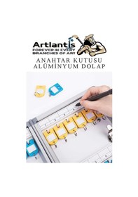 Resim Kilitli Anahtar Kutusu 32 Li 1 Paket Anahtar Dolabı Alüminyum Gövde Otel Otopark Apart Anahtarlık Dolap Gri 