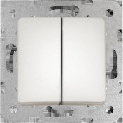 Resim Mena Rise Linnera Life Sedef Beyaz Impulse Komütatör Mekanizma ve Düğme 