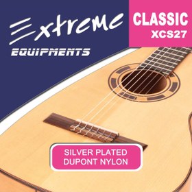 Resim Extreme XCS27 Klasik Gitar Tel Takımı | Naylon ve Gümüş Sarım Yumuşak Çalım 
