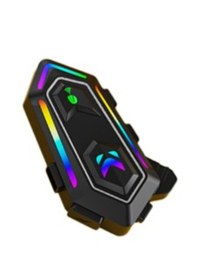 Resim Krm2 Rgb Motosiklet Sürücüleri İçin Ipx6 Özellikli İnterkom Kablosuz Bluetooth Kulaklık 