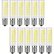 Resim 12'li E14 Mini LED Ampuller.3W/9W - Soğuk Beyaz/Sıcak Beyaz/Neutural Işık (3 Renk), Kararlı Değil, 220-240V - Avize, Masa Lambası, Yatak Odası, Mutfak, Koridor Aydınlatması için 