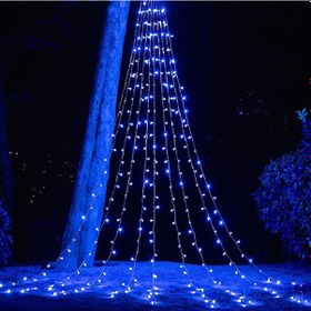 Resim BLUE LED LİGHT 10 METRE MAVİ LED IŞIK MAVİ YILBAŞI AĞACI IŞIĞI 100 LED FİŞLİ 220V MAVİ NOEL IŞIĞI MAVİ YILBAŞI IŞIĞI 