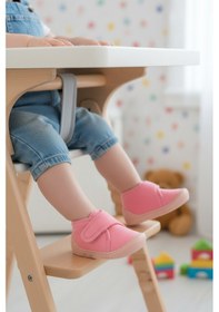 Resim Ayakmod Pembe Süet Cırtlı Bebek Panduf Ba&ba 058989 B Pembe 