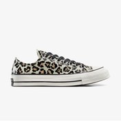 Resim Converse Chuck 70 Glow In The Dark Leopard Print Kadın Krem Sneaker 
