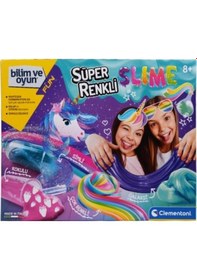 Resim Clementoni Bilim ve Oyun Süper Renkli Slime 64812 