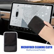 Resim Ultra İnce Mikrofiber Araba Dokunmatik Ekran Temizleme Bezi, Gösterge Paneli ve Ekran İçin İdeal, İz Bırakmayan Silme Bezi, Ev ve Araba Kullanımı İçin Uygun, Araba İç Temizlik Malzemeleri 