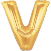 Resim Altın Sarısı Folyo Harf Balon 1 Metre 
