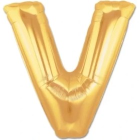 Resim Altın Sarısı Folyo Harf Balon 1 Metre 