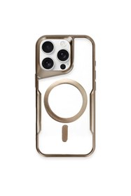 Resim artlab Art İphone 16 Pro Max Kılıf Boyi Magsafe Silikon Kapak - Kahverengi Lab 
