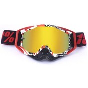 Resim Jzcat R23 Klasik Motokros Bisiklet Yarış Sporları Kayak Gözlükleri Kırmızı 