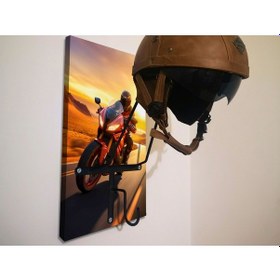 Resim Özel Fotoğraflı Kask Askısı, Motorcu Kask Askısı, Personalv56 