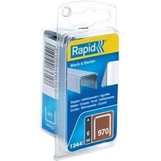 Resim Storemax Zımba Teli Tip 970, 6 mm Zımba, 1.344 Adet, & Decker El ve Elektrikli Zımba Makineleri Için Düz Tel Kıskaçlar 