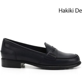 Resim Gönderi R Kadın Lacivert Antik Hakiki Deri Loafer Ayakkabı Gdza61324138 Lacivert 