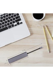 Resim Kelepir Fırsatlar Kaliteli Metal Sağlam Dönüştürücü Type C Usb Usb-3 Sd Tf Kart Reader Çevirici 7 In 1 