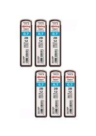 Resim Rotring Siyah Kalem Uçu 0.7 MM 6 Adet 