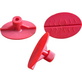 Resim Pdr Boyasız Göçük Düzeltme Plastiği Kırmızı Elips 49-34MM 10 Adet 