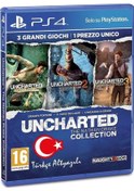 Resim Ps4 Uncharted : The Nathan Drake Collection Ps4 Oyun 3 Oyun Tek Cd Türkçe Altyazılı 