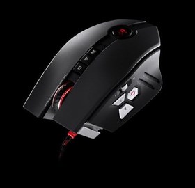 Resim Bloody ZL50A Siyah 8200Dpi, Infrared Switch ,Metal Ayak, Ultra Core 3&4 Aktif, Çözünürlük Ayarlı, Optik Gaming (Oyuncu) Mouse 