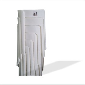 Resim M3DECORİUM Büyük Geniş Uzun Sağlam Sert Plastik Kırılmaz Hafif 45 Cm Banyo Balkon Bahçe Oturak Tabure Sandalye 