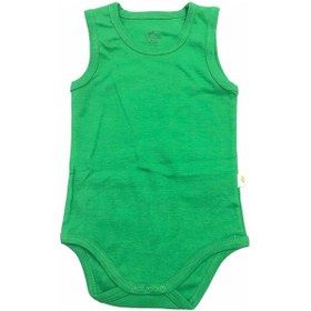 Resim Mini Damla Damla Body Askılı Penye Yeşil 