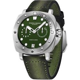 Resim Pagani Design Pd-1767 Erkek Su Geçirmez Otomatik Mekanik Saat Safir Kristal Cam 2 Yıl Garanti Yeşil 
