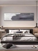 Resim Soyut Yatak Odası El Yapımı Yağlı Boya Tablo 135x61cm 