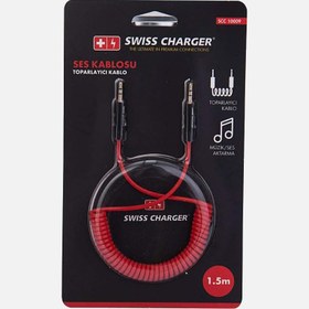 Resim Swis Charger Sprial Ses Kablosu 1,5 Metre 