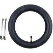 Resim Aubyhe 10x2.125 İç Lastik 45 Derece Eğim Ağızlı Elektrikli Kaykay & Denge Arabası İçin + 2 Adet Lastik Çekici Çubuğu 
