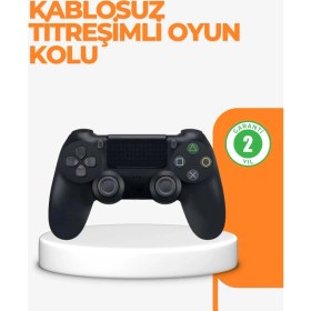 Resim VeraGlobe Buğz Ps4 Uyumlu Kablosuz Oyun Kolu – Titreşimli, Şarjlı ve Ergonomik 