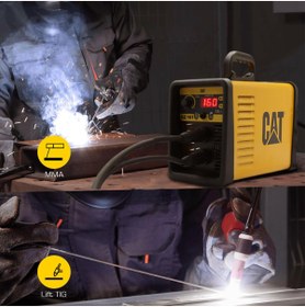 Resim Cat DZ161 160 Amper TIG LIFT/MMA Çanta Tipi Profesyonel Dijital İnverter Kaynak Makinesi 