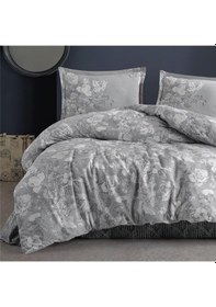 Resim Clasy Tek Kişilik Nevresim Takımı Destin Gri Gri 