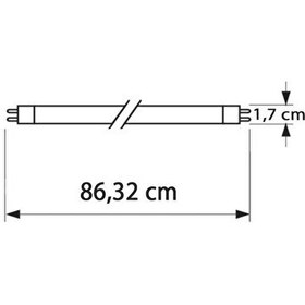Resim Philips Master TL5 HO 39W/830 T5 Floresan Ampul Sarı 3000K (85 CM) 