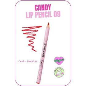 Resim Callista Lip Candy Dudak Kalemi 09 Smashed Cranberry - Kırmızı 