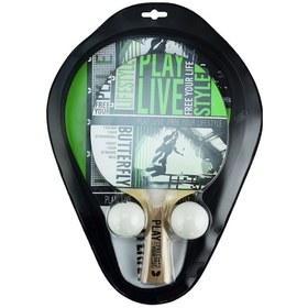 Resim Butterfly Tt Free Your Style Masa Tenisi 1 Raket + Kılıf + 2 Top 