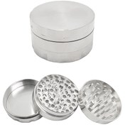 Resim Silver 55 MM Grinder Alloy Herbal Öğütücüsü Parçalayıcı Rb88slv 