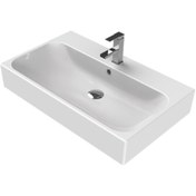 Resim TURKUAZ Cerastyle Pinto Etajerli Lavabo 75x47cm 