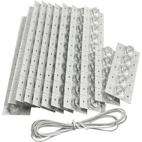 Resim Folinda 50 Adet Kare 3v Led Işık Pimi, Optik Lens Filtreli, Yüksek Parlaklık, Enerji Tasarruflu, Işık Dağılımı 