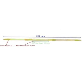 Resim Atv 110 Aks 613 Mm Bilya Yatağı 25 17 Freze Öm 