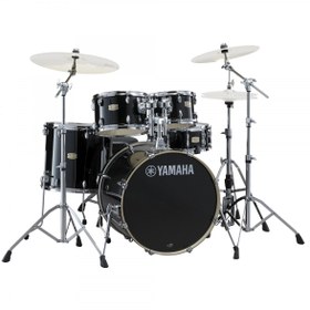 Resim Yamaha Stage Custom Birch 20" Akustik Davul Seti (Raven Black) 