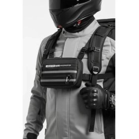 Resim Esranın Dünyası Reflektörlü Motosiklet Yelek Çanta Göğüs Çantası Motosiklet Yeleği 