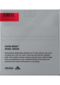 Resim Jim Dunlop Dbsbn30130 6 Telli Bas Gitar Teli Set 30-130 